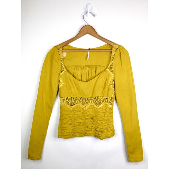 Free People On Point Lace Top - Picture 5 of 13